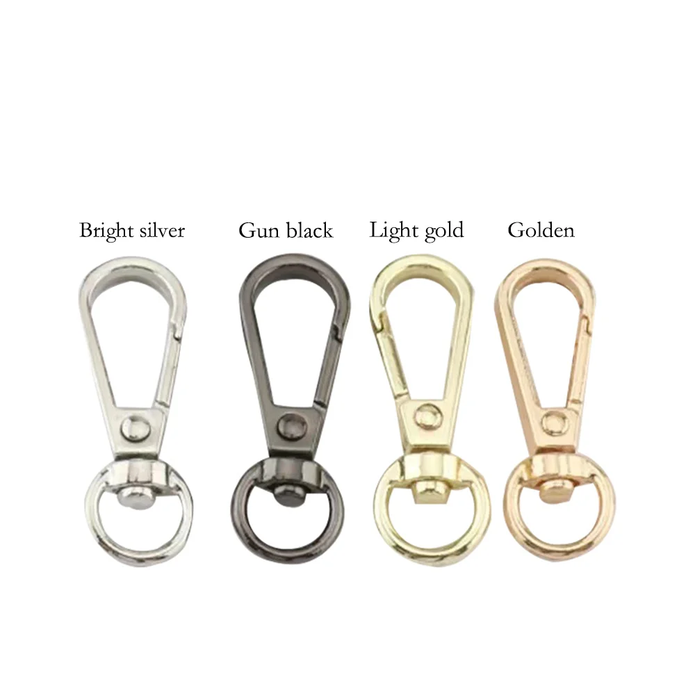 

5/10/20Pcs Swivel Clasps Set Lanyard Snap Hooks With Key Chain Rings Keychain Clip Hooks For DIY Necklace Bracelet Chain