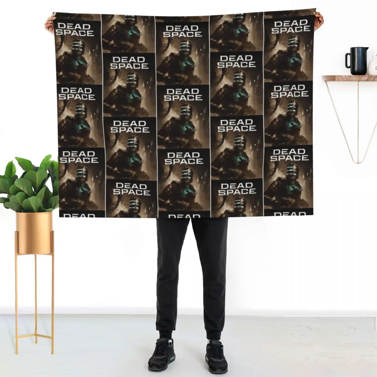 Isaac Clarke Throw Blanket cosplay anime Sleeping Bag Bed Fashionable Sofa Throw Shaggy Luxury Thicken Blankets