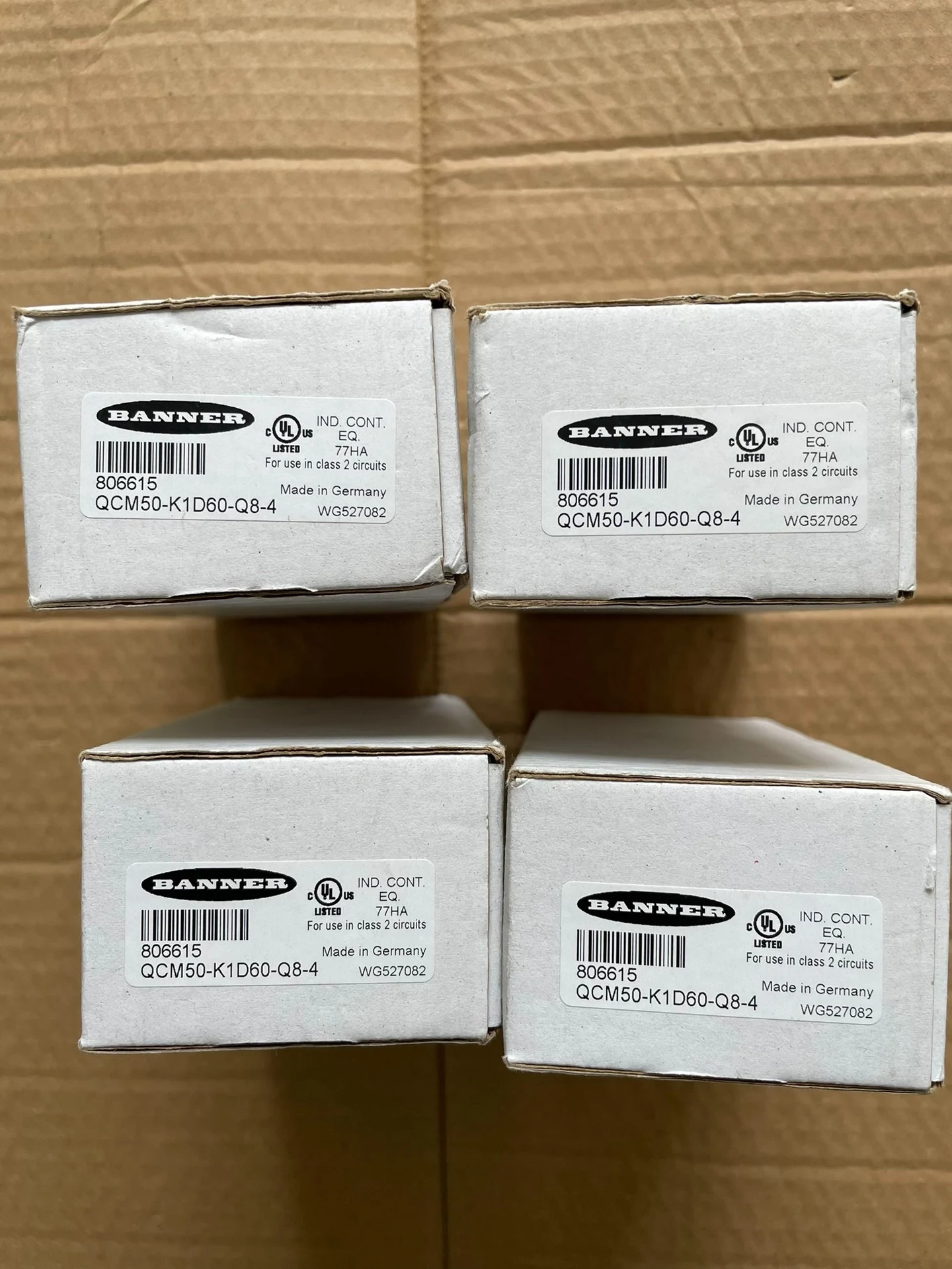 BANNER QCM50-K1D60-Q8-4 Color Sensor,