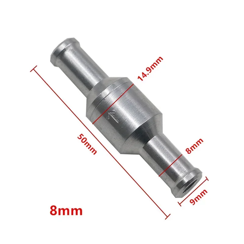 Aluminum Non-return Check Valve Gasoline Accessory Replacement Replaces Spare Repair Alloy Practical High Quality