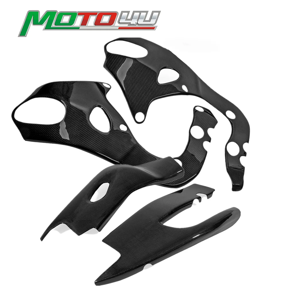 For HONDA CBR1000RR CBR 1000RR 2008-2016 Real Carbon Fiber Motorcycle Frame Covers and Swingarm Covers Protectors Full Edition