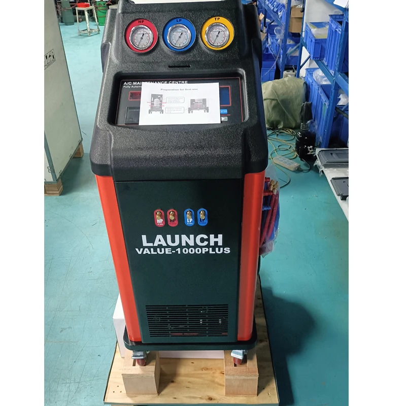 Value 1000 PLUS Dual Refrigerant Air Conditioning Machine R134A & R1234YF Car AC Machine AUTO Workshop