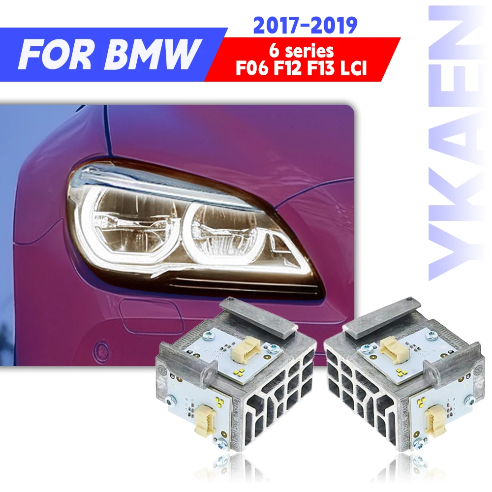

Yellow White LED Angel Eye DRL Module For 17-19 BMW 6 Series F06 F12 F13 LCI M6 640i 650i Red Daytime Running Light 63117394901