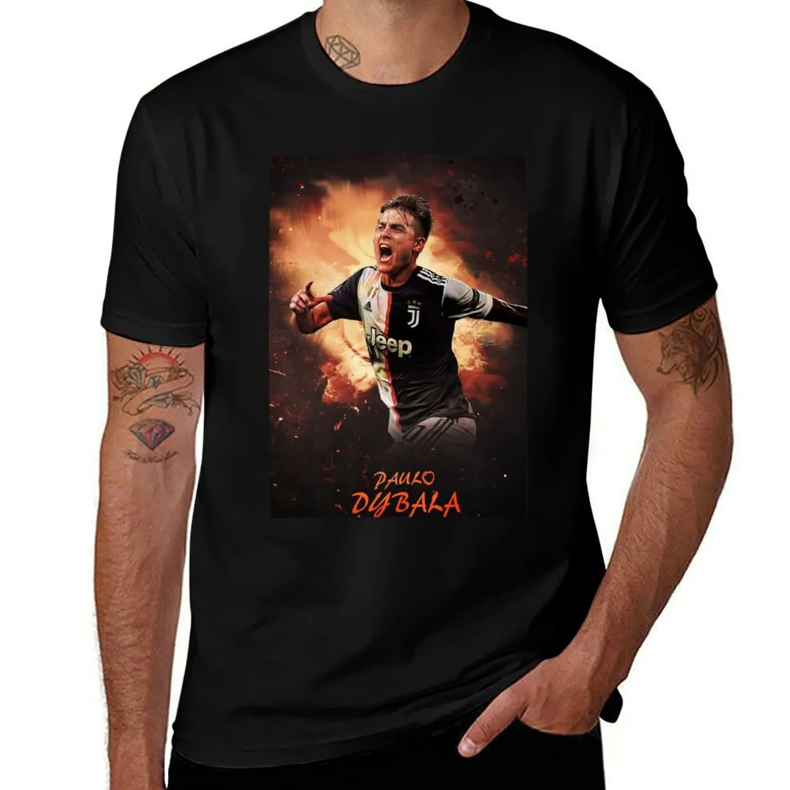 

paolo dybala T-Shirt man t shirts cotton man t shirts for men casual T-Shirt