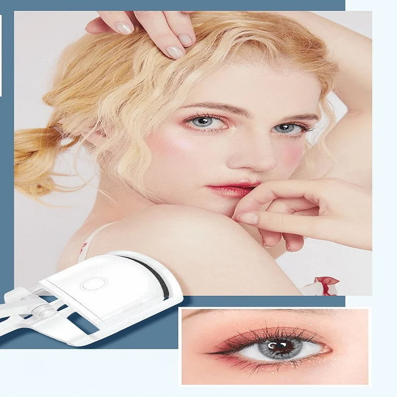 Electric Eyelash Curler Hot Eyelash Curler Portable Rechargeable Long-lasting Styling