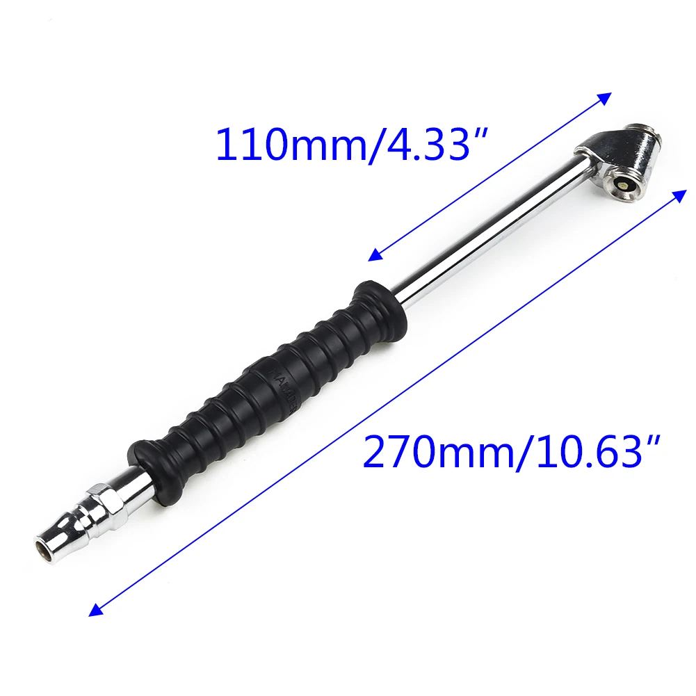 1 Piece Car Tire High Pressure Air Pump Nozzle Inflatable Dual Head Chuck Valve Tool Hand-held Disassembly Tools