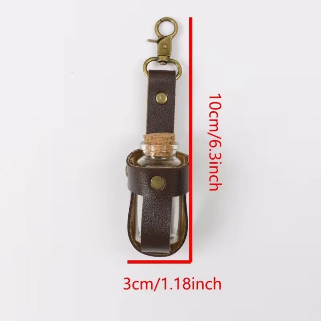 Medieval Alchemy Belt Potion Bottle Fantastic Adjustable Glass Vials, Witch Renaissance Renaissance Ren Make Wizard Costume