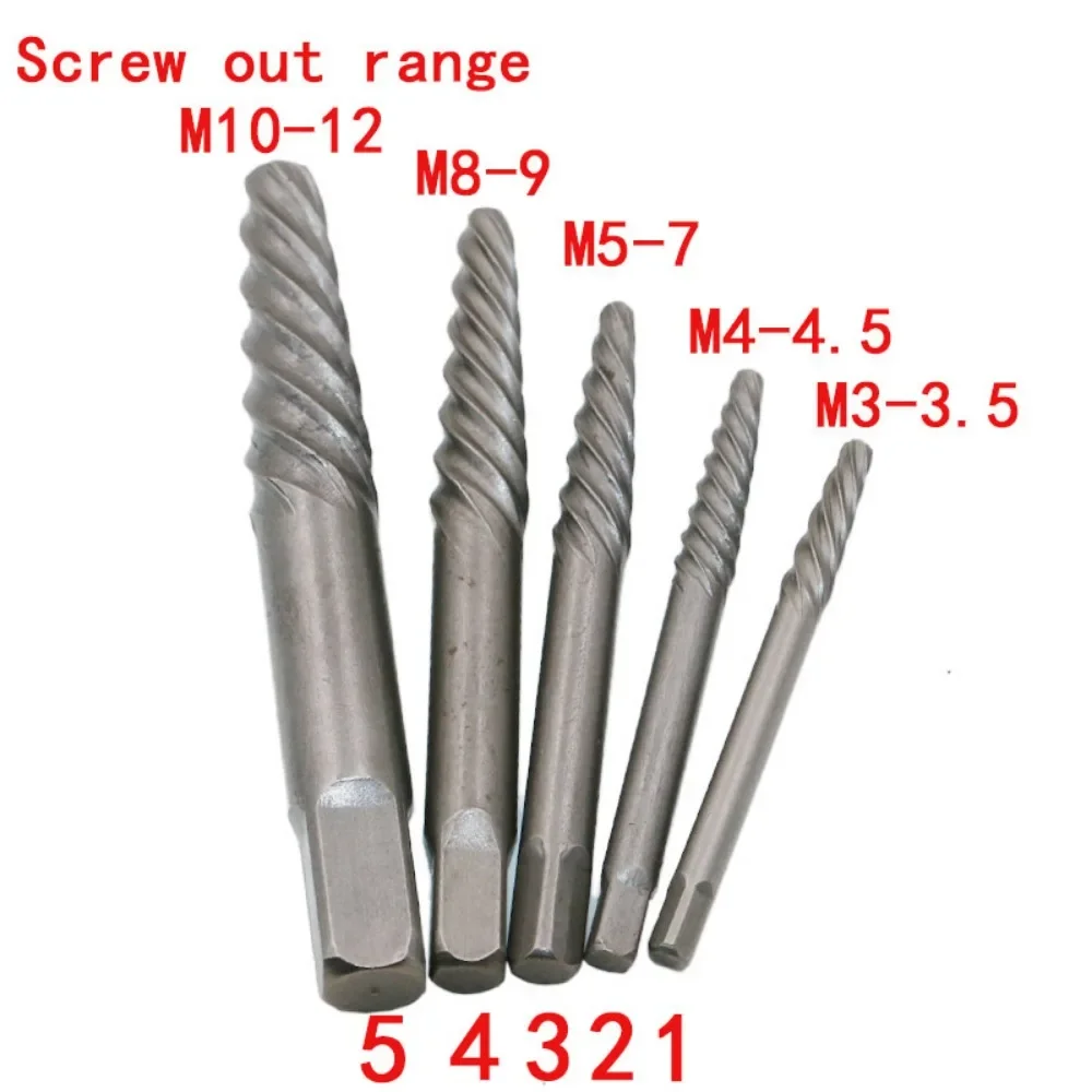 11Pcs Broken Screw Drill Bits and Extractor Set Bolts Fastners Taken Out Removal Tool