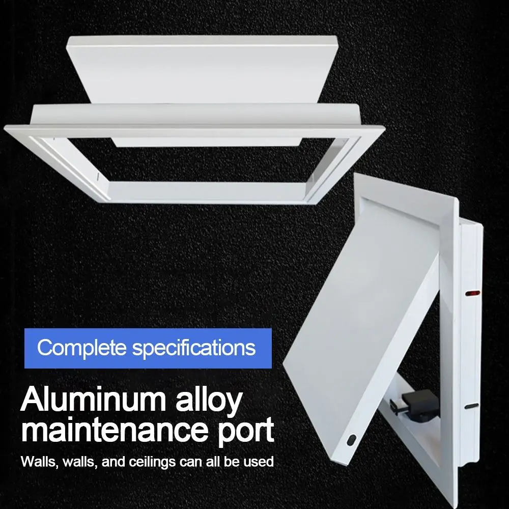 Useful Aluminum Alloy Access Panel Easy-Snap Opening Flush Inspection Hole Removable Inspection Port Hatch Decoration Universal