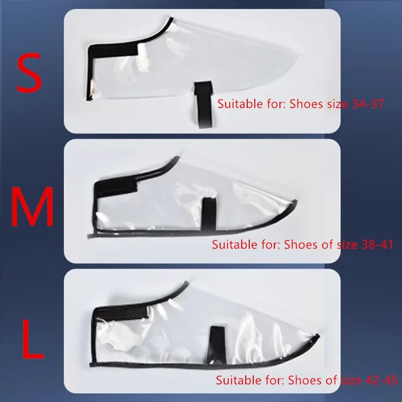 

1 Pair Shoe Cover Transparent Hair Salon Dustproof Waterproof Shoe Cover For Hair Stylists Non-Slip Easy To Wear And Remove
