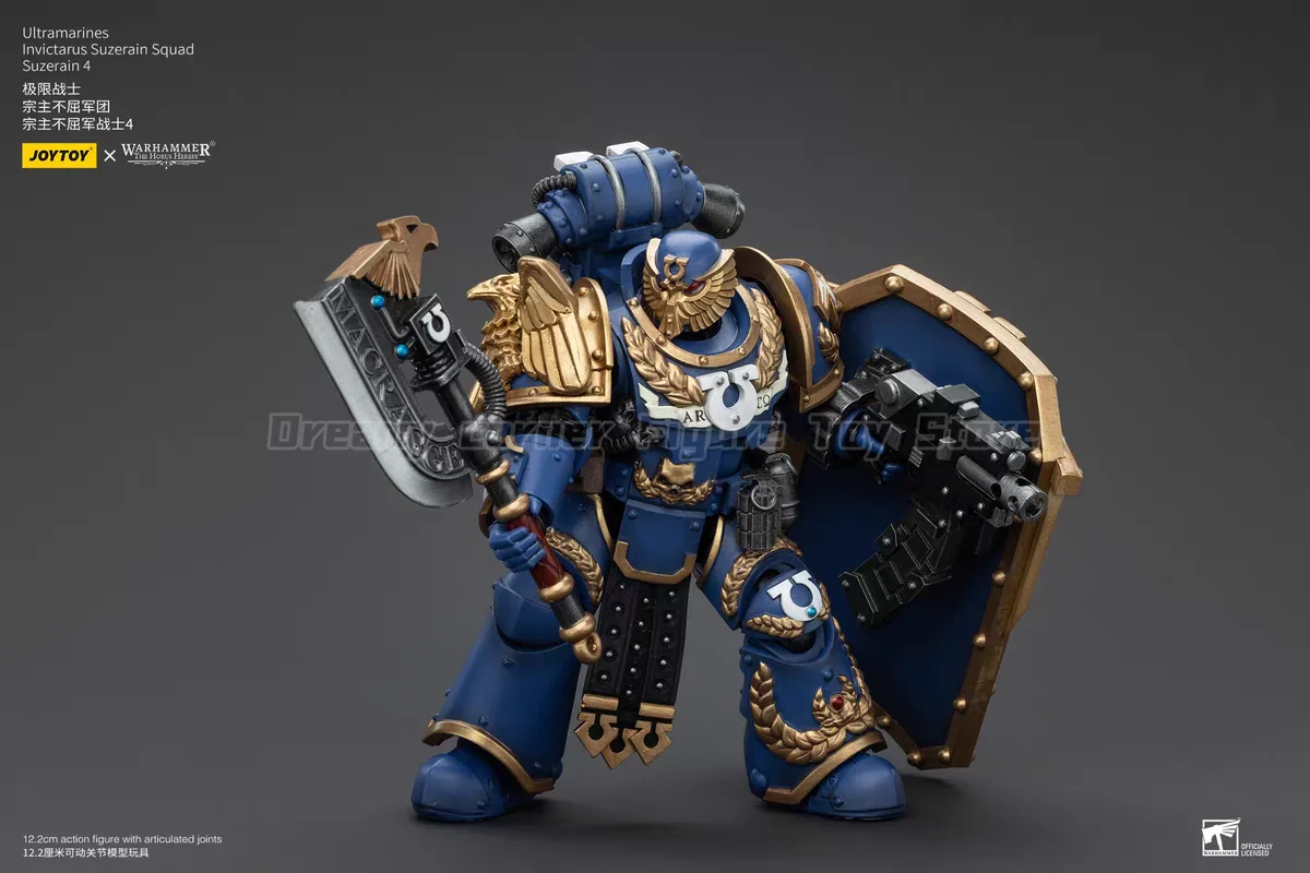 

【In Stock】Original JOYTOY Warhammer 40K Ultramarines Invictarus Suzerain Squad Suzerain 4 1/18 Action Figure