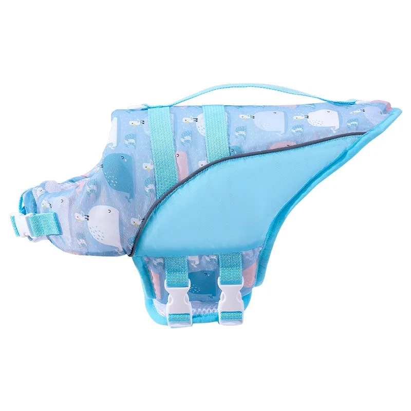 

Pet Dog Life Jacket Swimming Vest High Buoyancy Adjustable Buckles Rescue Handle Reflective Strips Safe for Small and Medium Dog
