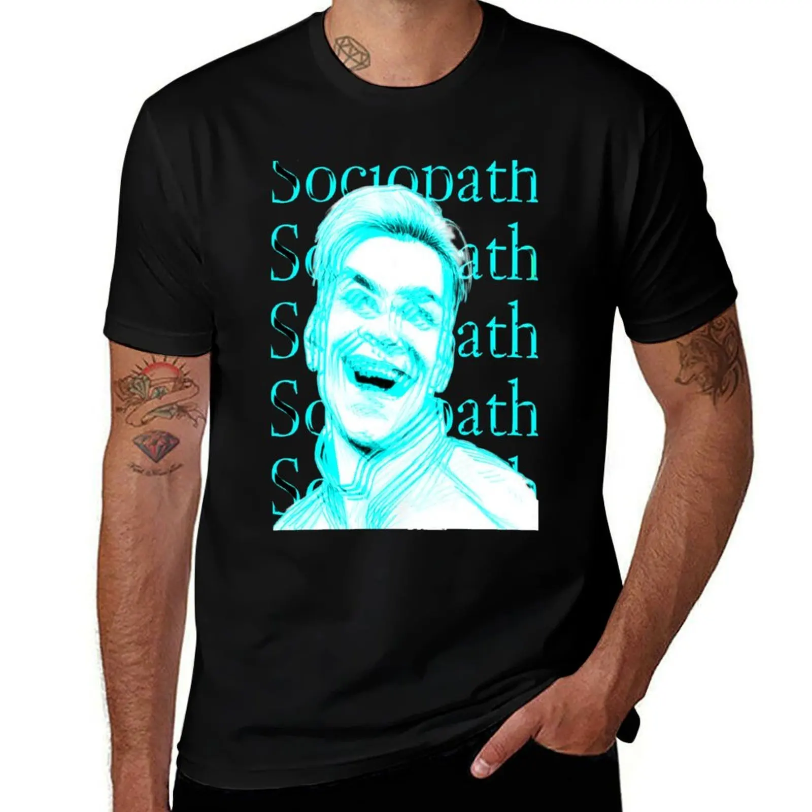 

Sociopath T-Shirt Anime t-shirt tops sports fans Men's cotton t-shirt