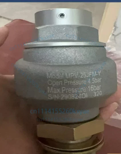 1pcs screw air compressor pressure maintenance valve mpv-25jfm-y/mpv-32jfm minimum pressure valve