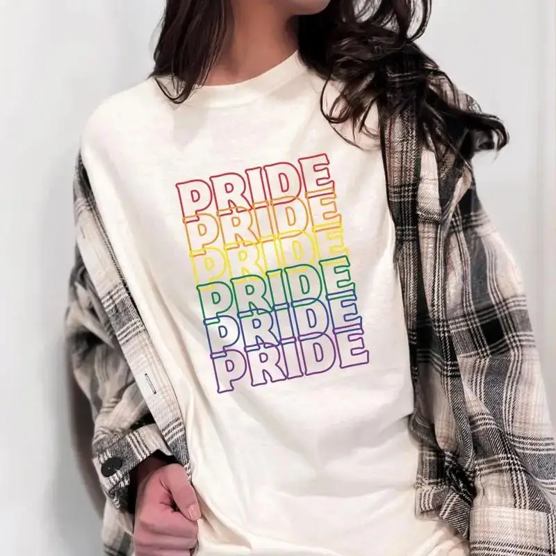 Pride Rainbow T Shirt 2025 Month LGBTQ Ally Love is Equality Your True Colors are Beautiful