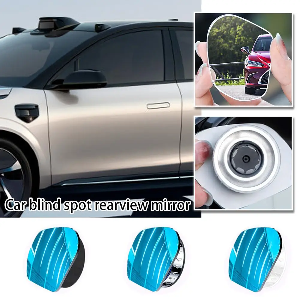 Car Rearview Mirror Reversing Blind Spot Blind Spot Assist High-definition Cup Type Suction Wide-angle 360-degree Reflectiv T5S8