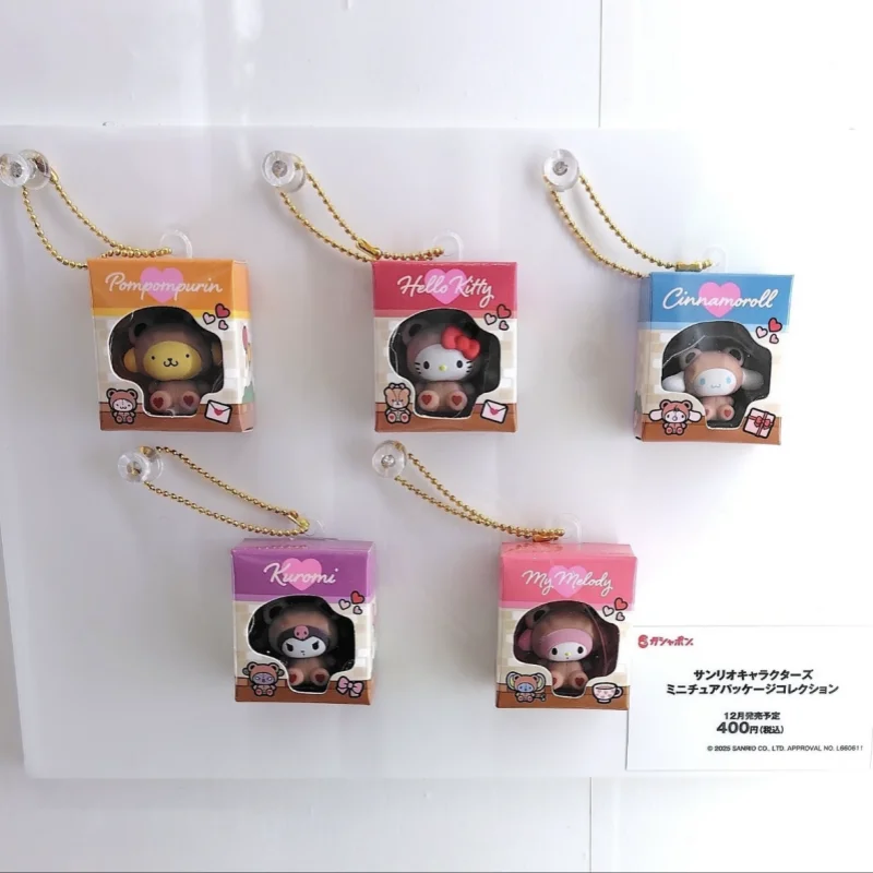 

Bandai Sanrio Mini Boxed Pendant Gashapon Hello Kitty Kuromi My Melody Cinnamoroll Decor Ornament