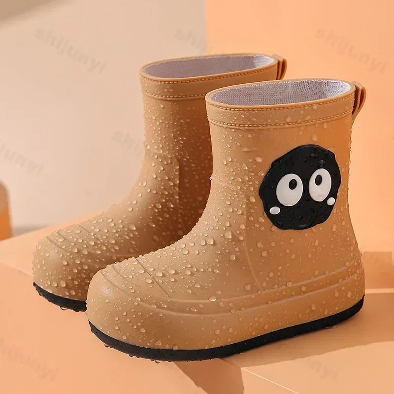 Nieuwe peuter kinderen regenlaarzen kinderen cartoon regenlaars cartoon leuke schoenen voor jongens meisjes waterdichte EVA antislip korte laarzen