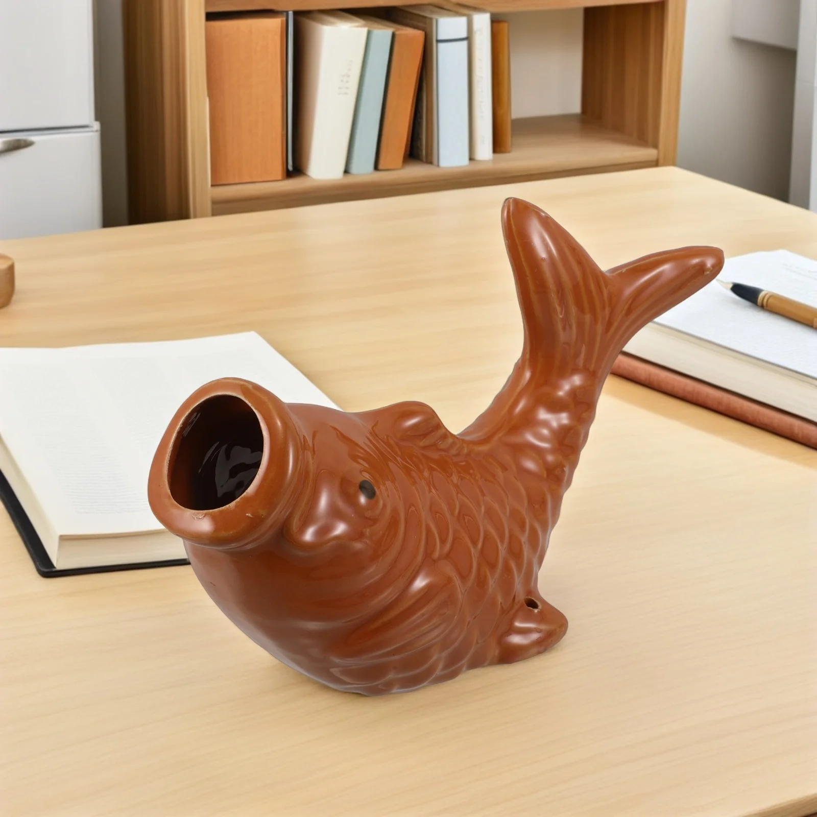 

Carp Ceramic Pond Spitter Fish Fountain Water Outlet Outdoor Garden Courtyard Fountain Sprayer Pond Spitter Ceramic Outlet