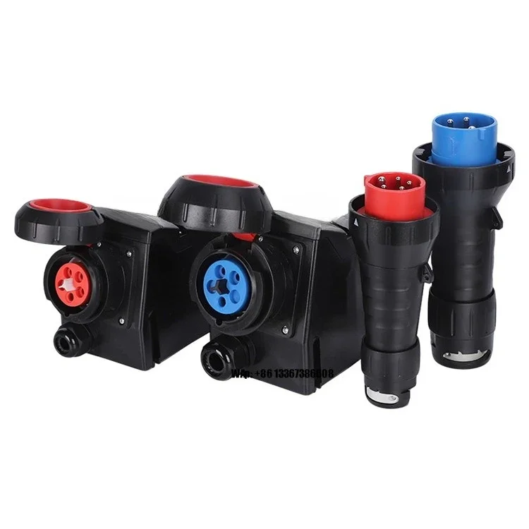 Plug and Socket Industrial Plug Socket Connector 3 4 5 Pins Waterproof and Anti Corrosion