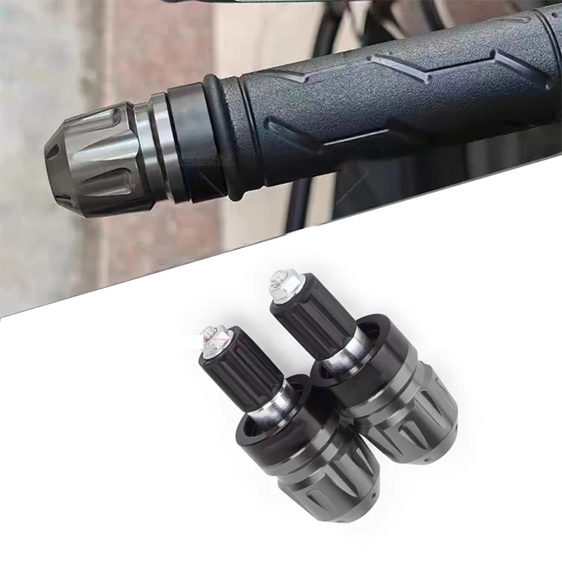 Universal Motorcycle Handlebar Grips Handle Bar Cap End Plugs Counterweight Cap Protective aesthetic accessories