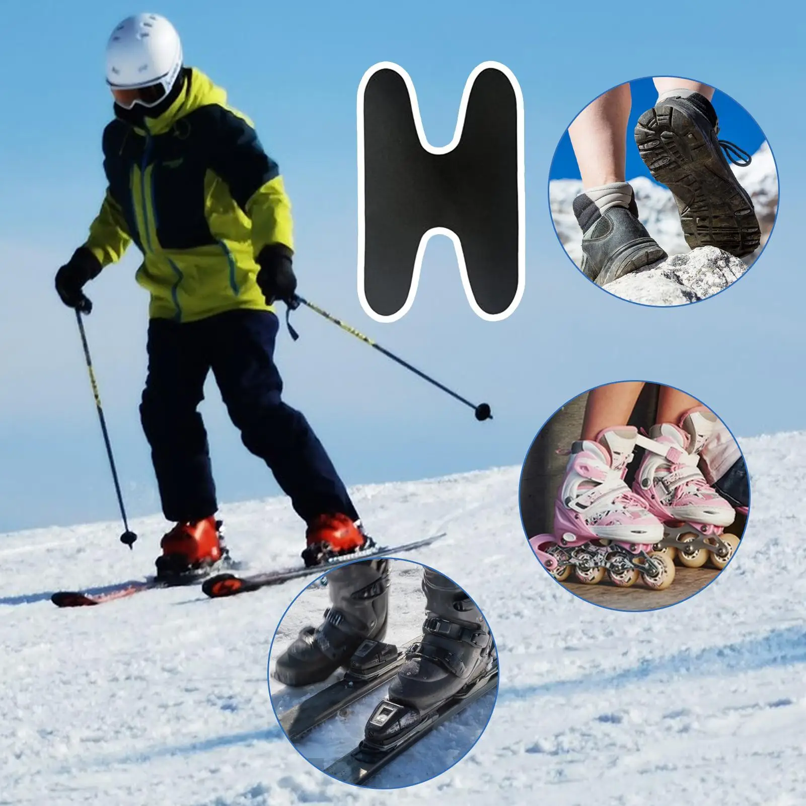 

Лыжные ботинки для сноуборда, крепежные накладки, самоклеящиеся лыжные ботинки, вставка-защита, 6 лыжных ботинок, пенопластовые накладки на щиколотке, лыжные ботинки ﻿