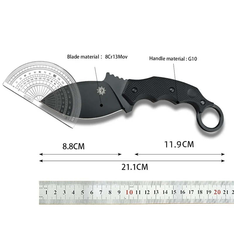 Fox 637 Hunting Tactics Camping G10 Handle Rescue Self Defense Survival Tool Collection Folding Knife