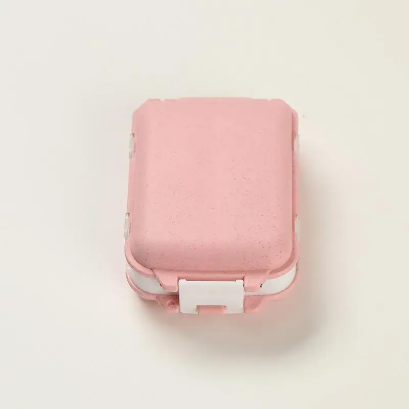 

Трехслойный складной портативный мини-органайзер для лекарств с большой вместимостью