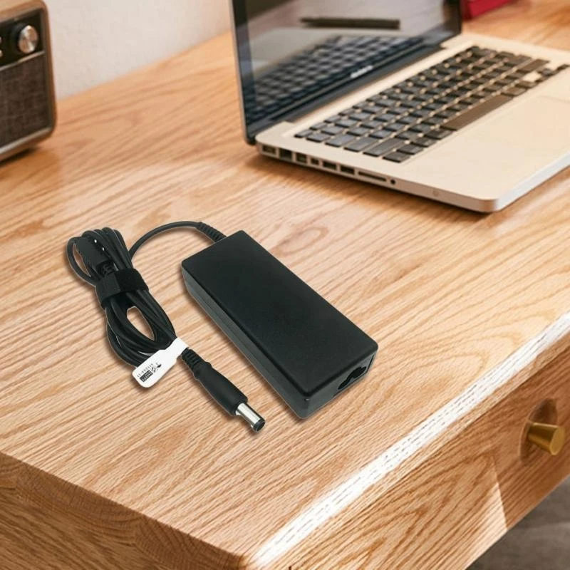 65W شاحن الكمبيوتر المحمول AC19.5V 3.34A محول لأجهزة الكمبيوتر المحمولة ومحطات الإرساء مع موصل 7.4 مم