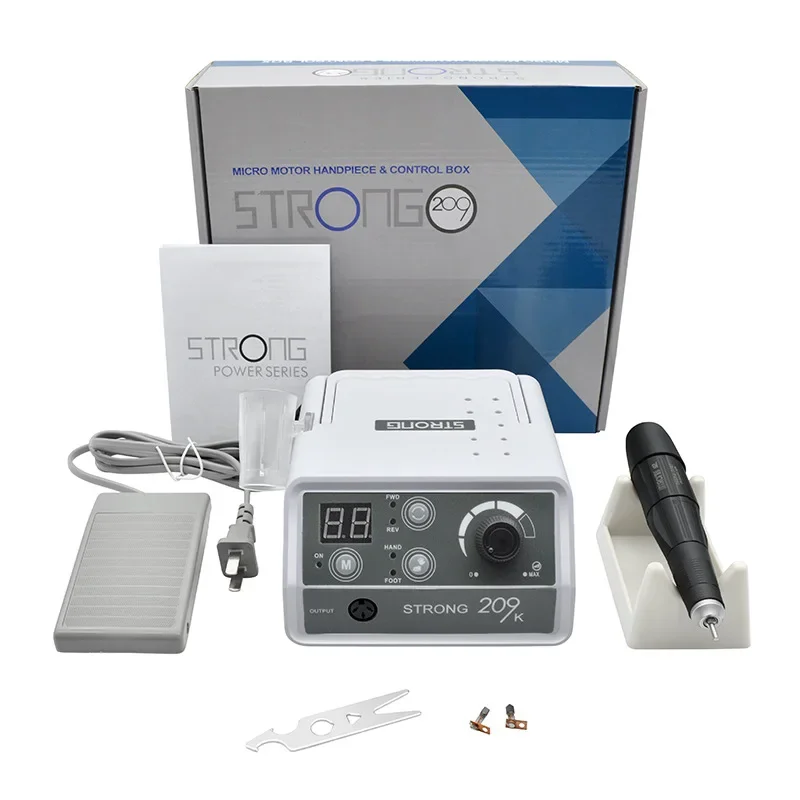 STARK 210 Poliermaschine STRONG209K Nail Art Dental Schmuck Poliermaschine elektrische Graviermaschine