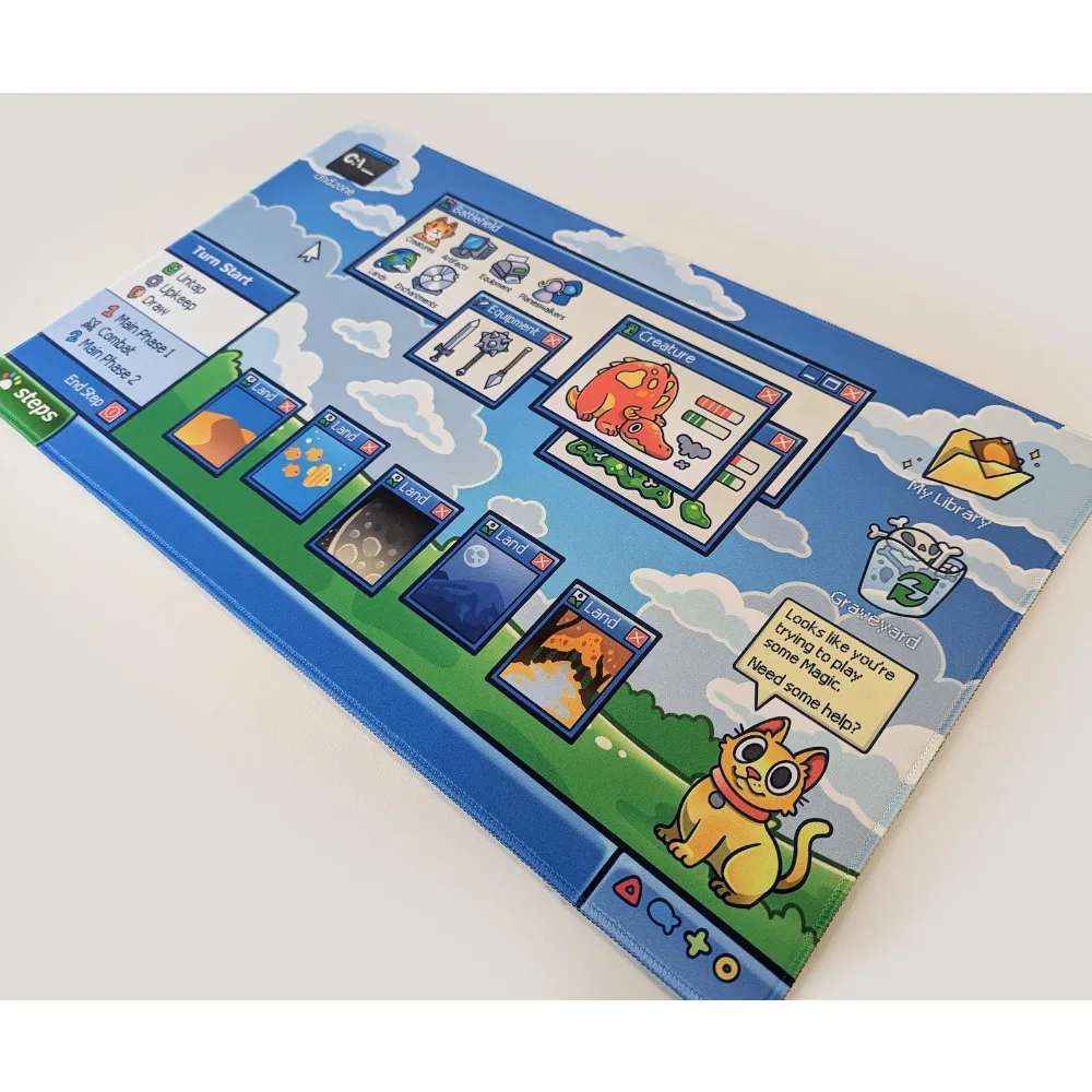 Tapis de jeu Magic OS // Tapis de bureau et tapis de souris // Accessoires pour accessoires de bureau MTG alfombrillas para escritorio tapis de souris