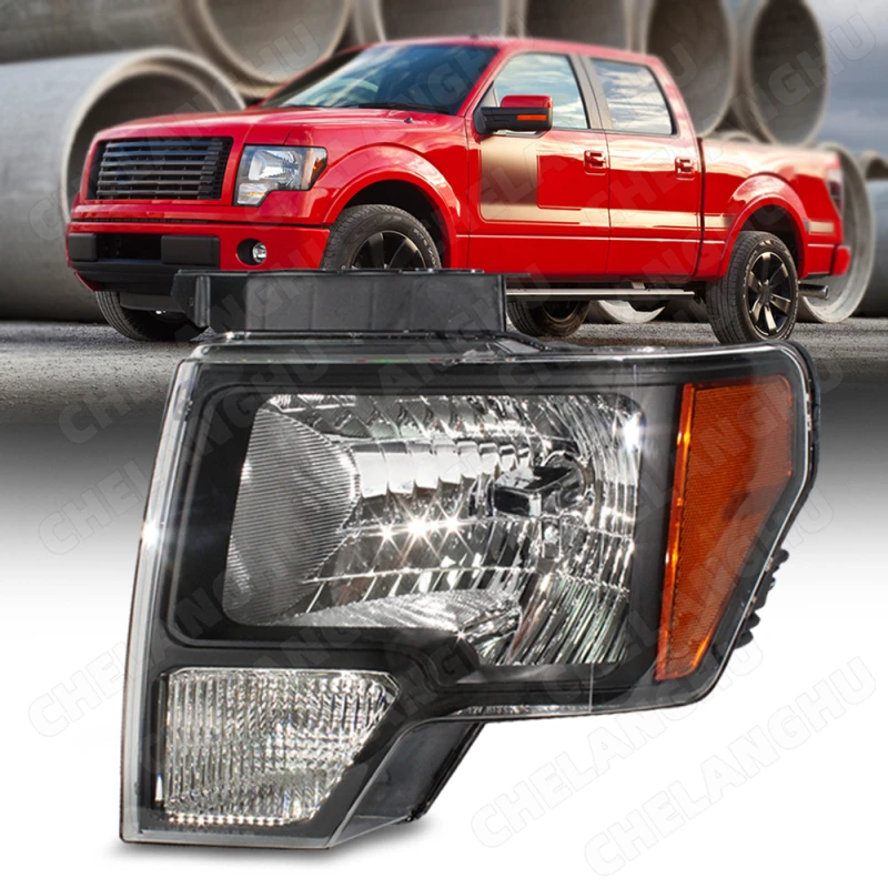 

1Pc Left Side Front Headlight Lamp For Ford F150 2010 2011 2012 2013 2014 Headlight Without Bulbs FO2502289 DL3Z13008EC