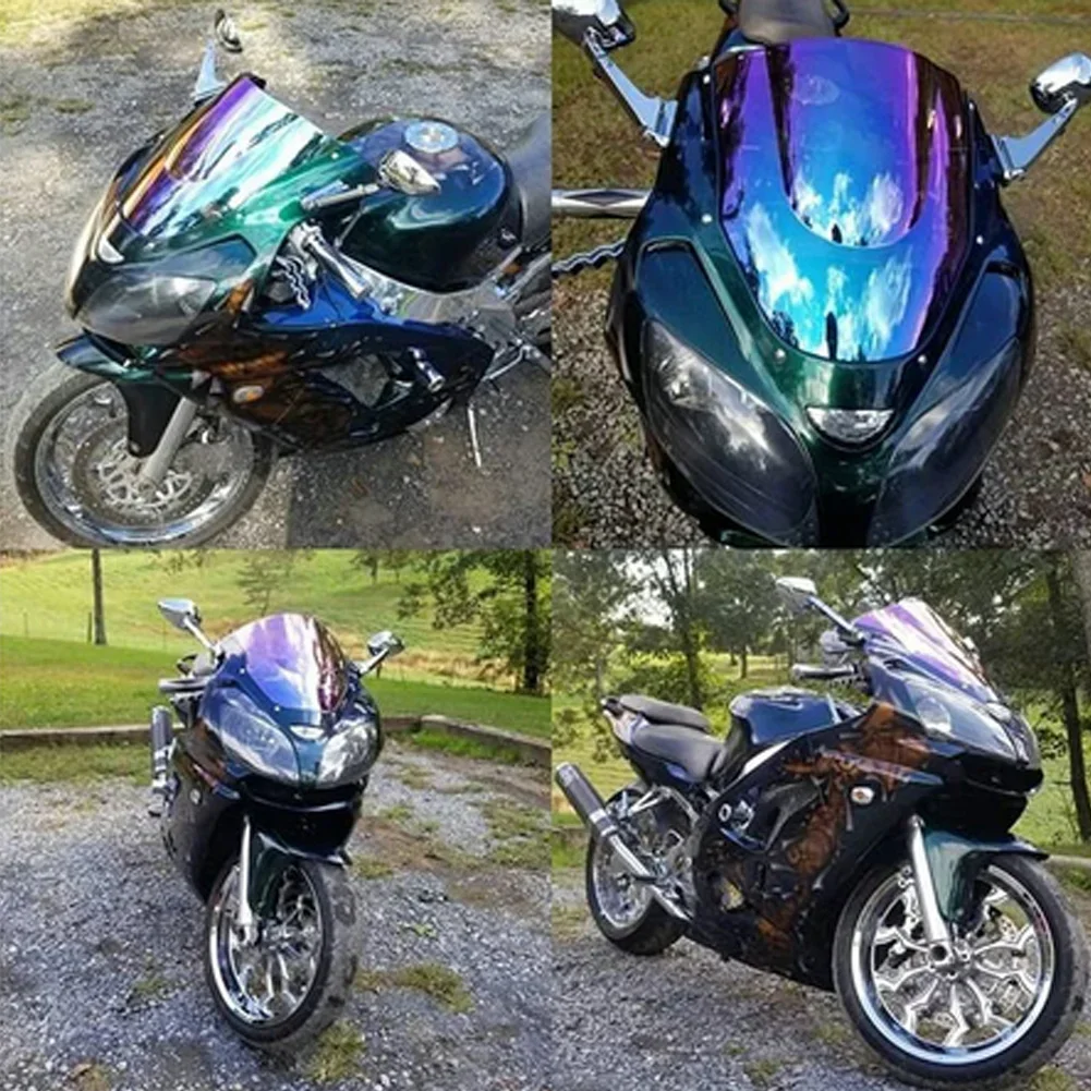 오토바이 윈드실드 더블 버블 윈드스크린 바이저 페어링 디플렉터, 가와사키 닌자 ZX9R 2000-2003 2004 2005 ZX 9R ZX-9R