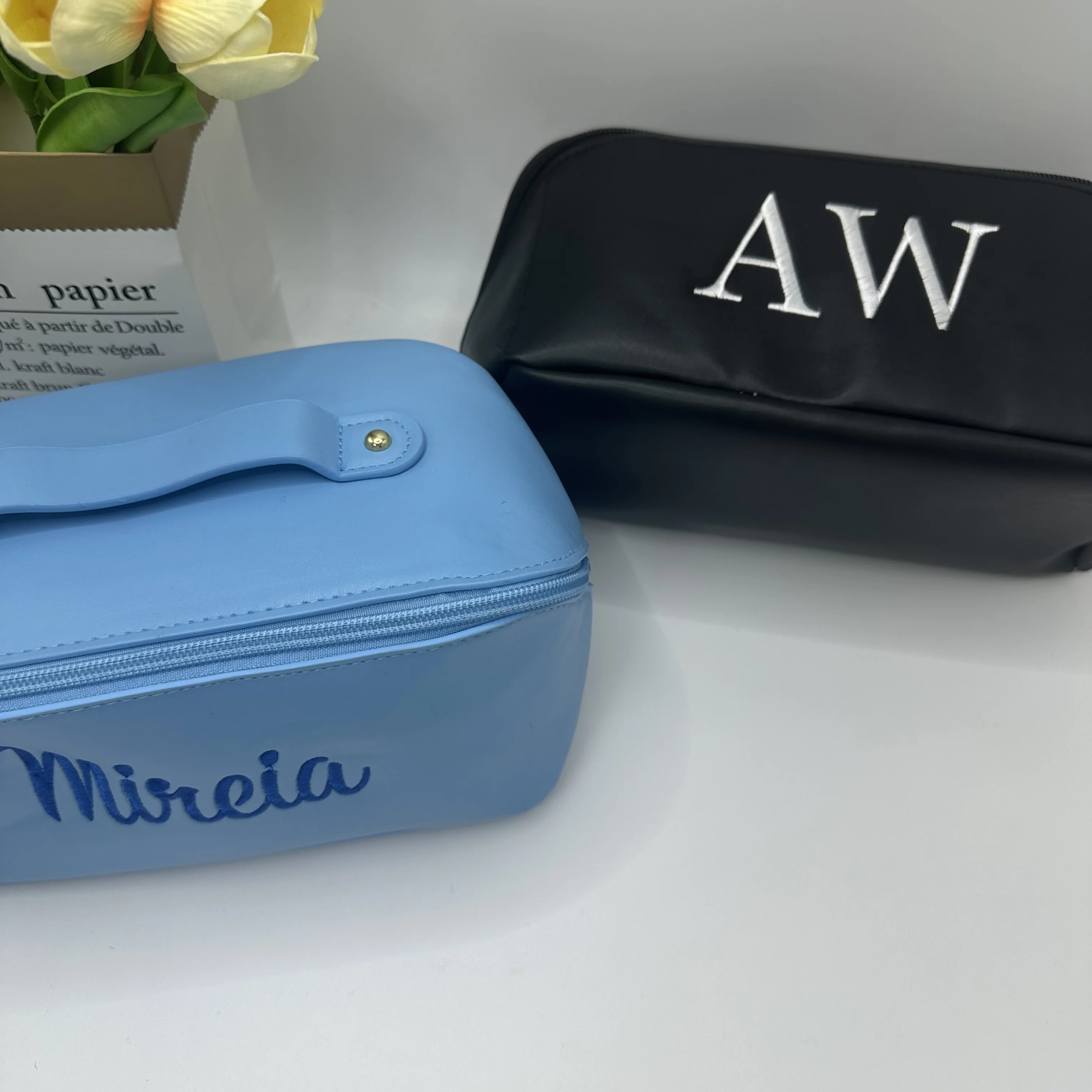 Customized Name Bride Gift Birthday Gift for Women Personalized Makeup Bag Travel Makeup Bag Christmas Gift for Her