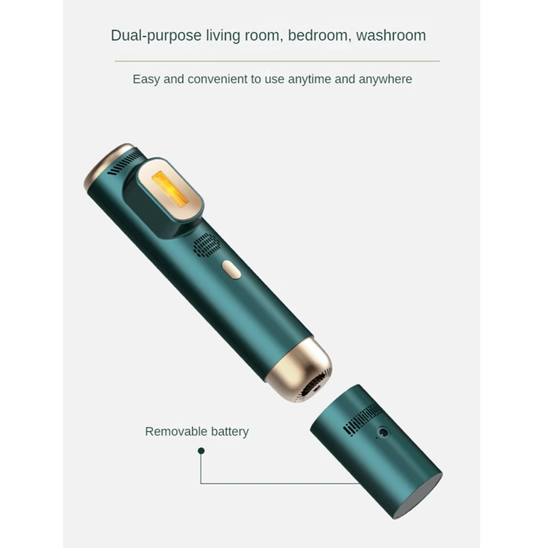 2In1 Freezing Point Hair Removal Device Household Laser- Hair Removal Device Body Hair Removal White US Plug