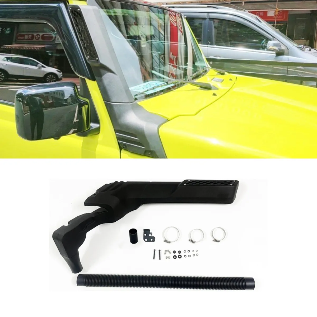 Car Snoykel High Level Intake Pipe For Water Wading Throat High Position Intake For Suzuki Jimny 2019+ Body Kit Car Accessories