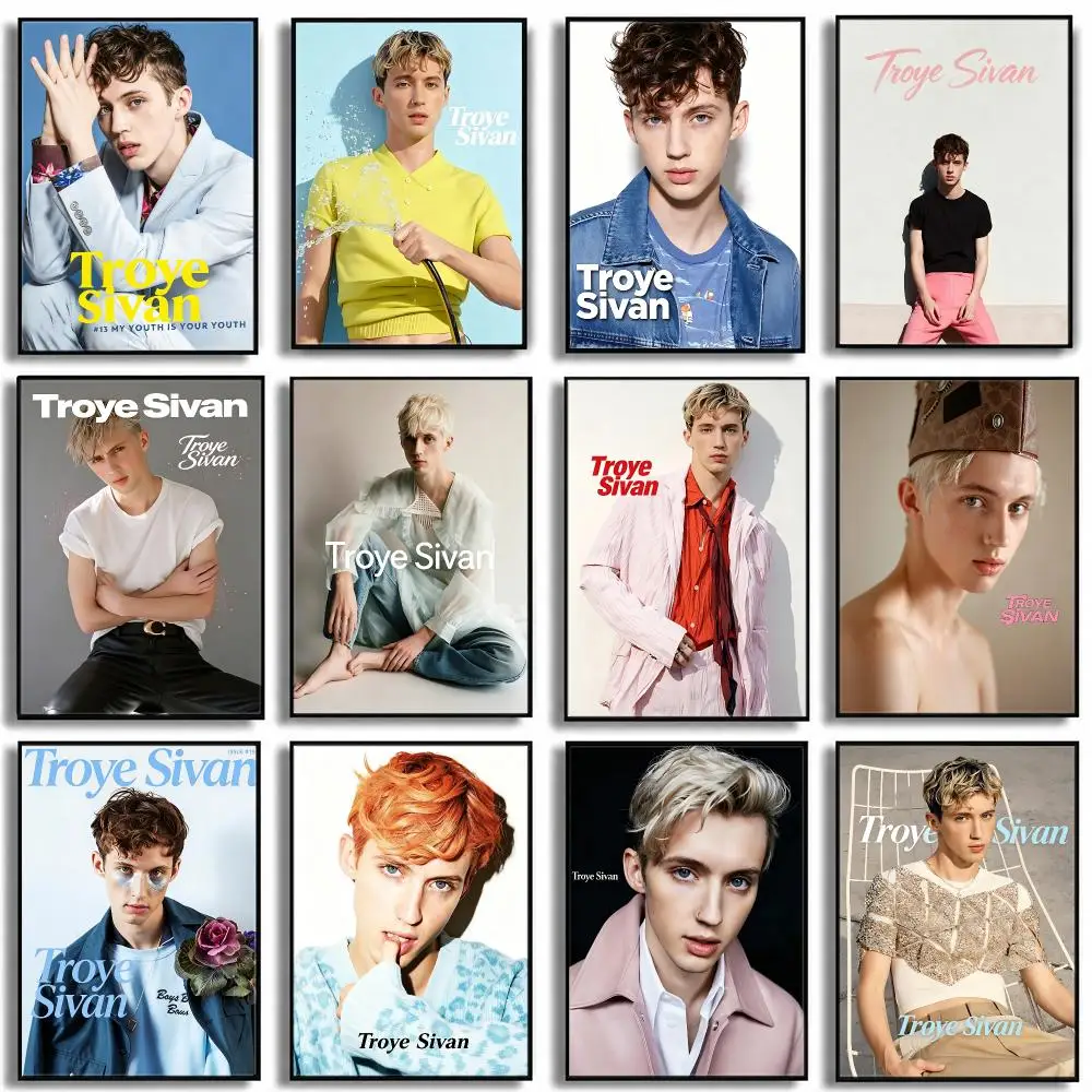 music Troye Sivan Poster HD Poster High End Luxury Home Decoration Suitable for Living Room Bedroom Corridor and Gift Giving