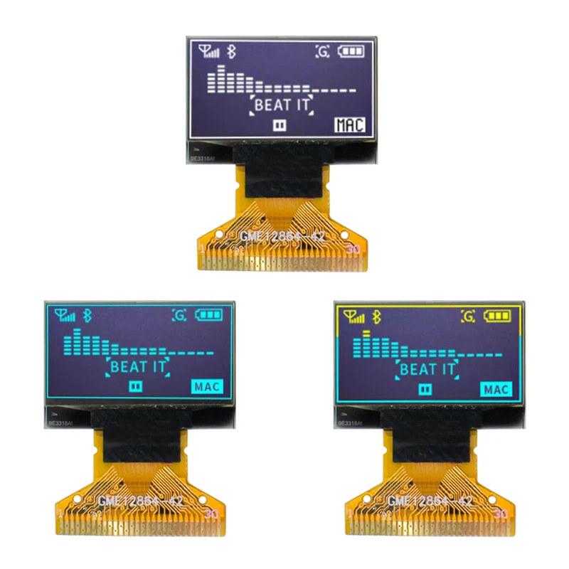 0.96 Inch OLED Display 128X64 White Blue Yellow for Arduino IIC I2C Communication OLED Screen Module
