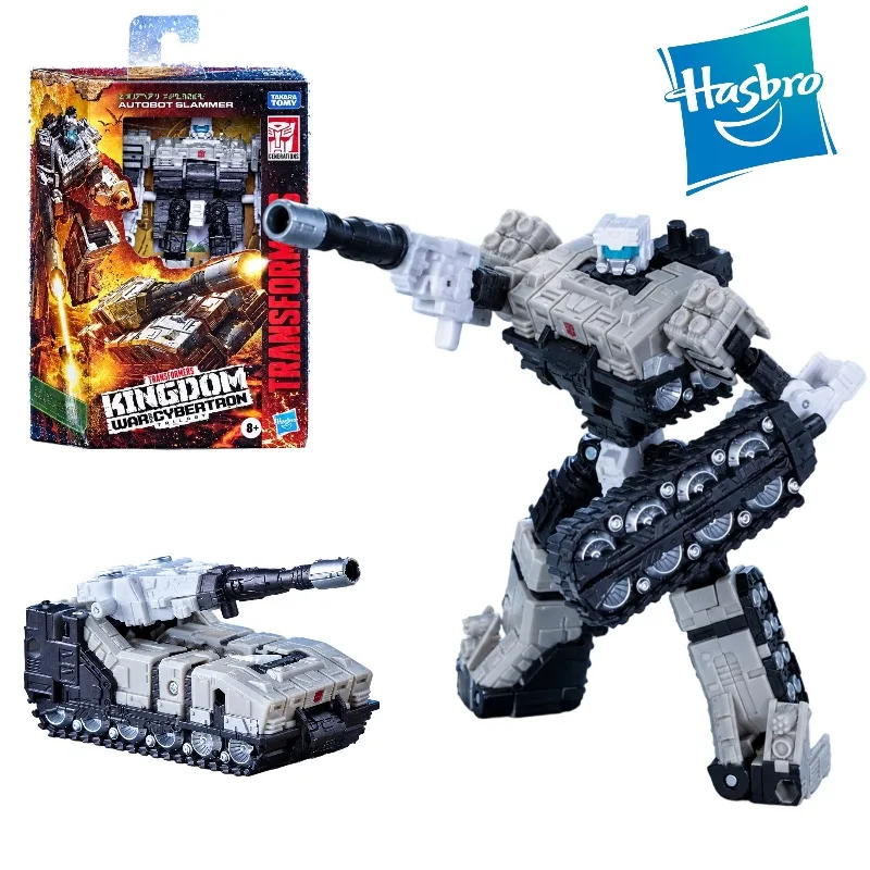 In Stock Hasbro Transformation Classic Toys War For Cybertron:WFC-K33 Slammer Action Figure Robot Toy Collectibles Gifts Hobbies
