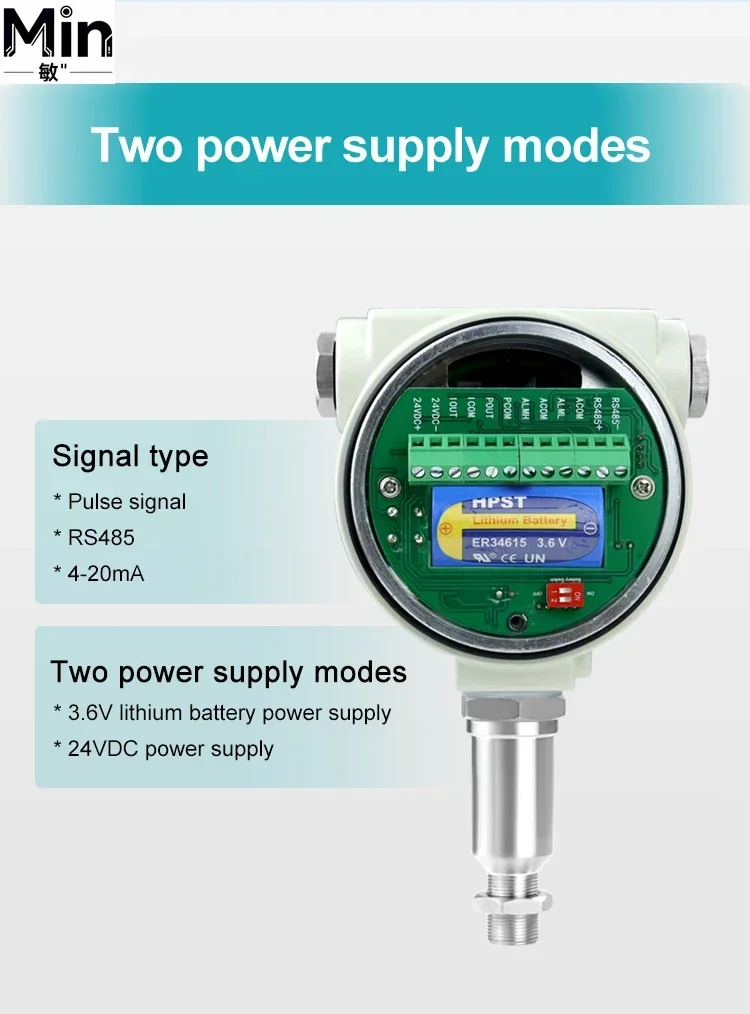 DN150 High Precision Liquid Turbine Flowmeter Industrial Flow Meter for Pure Water Edible Oil Flow Measurement Lab Use