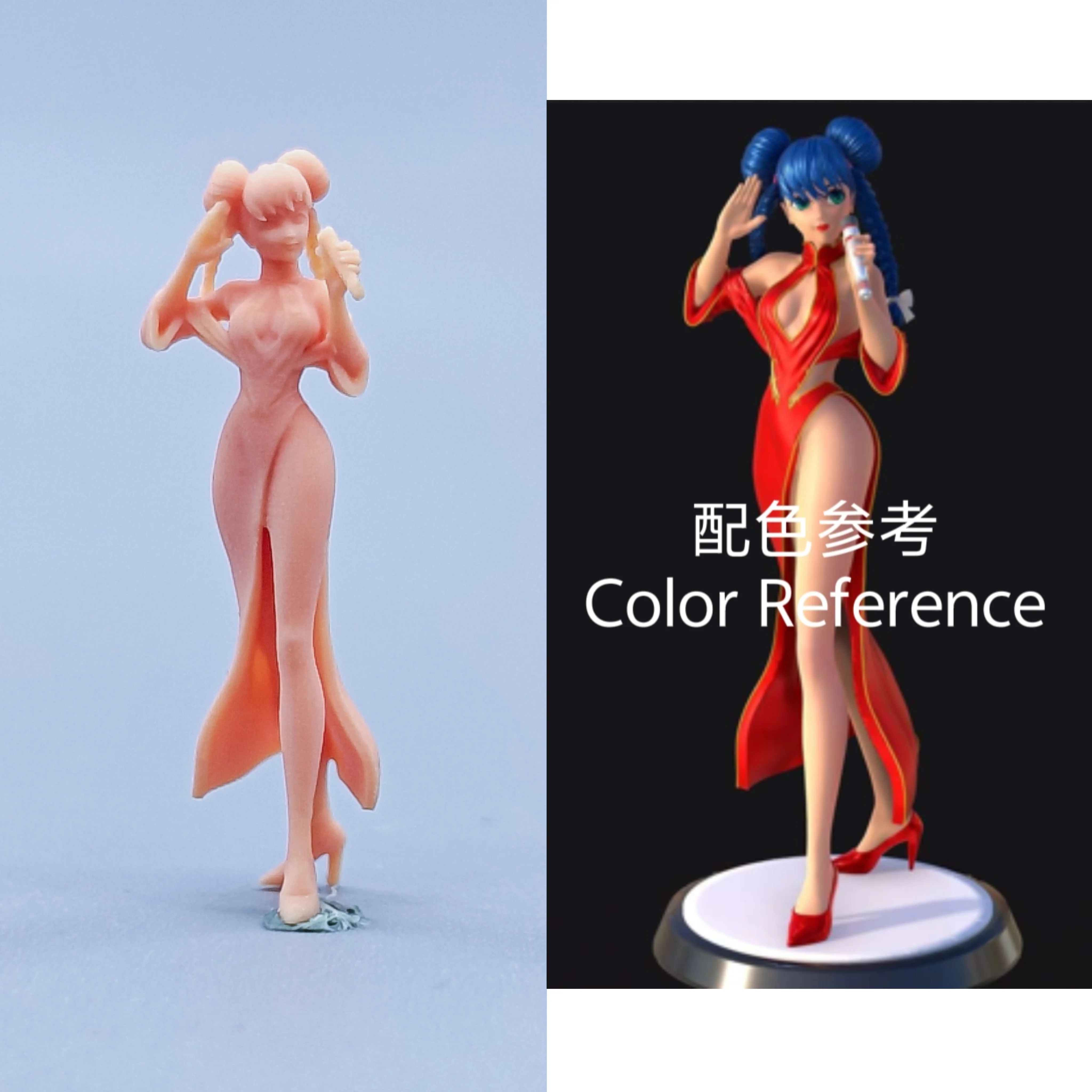 

Фигурки 1/64, масштабная модель, смола Lin Mingmei, крепость для космического пространства, неокрашенные миниатюры, диорама, ручная роспись C425