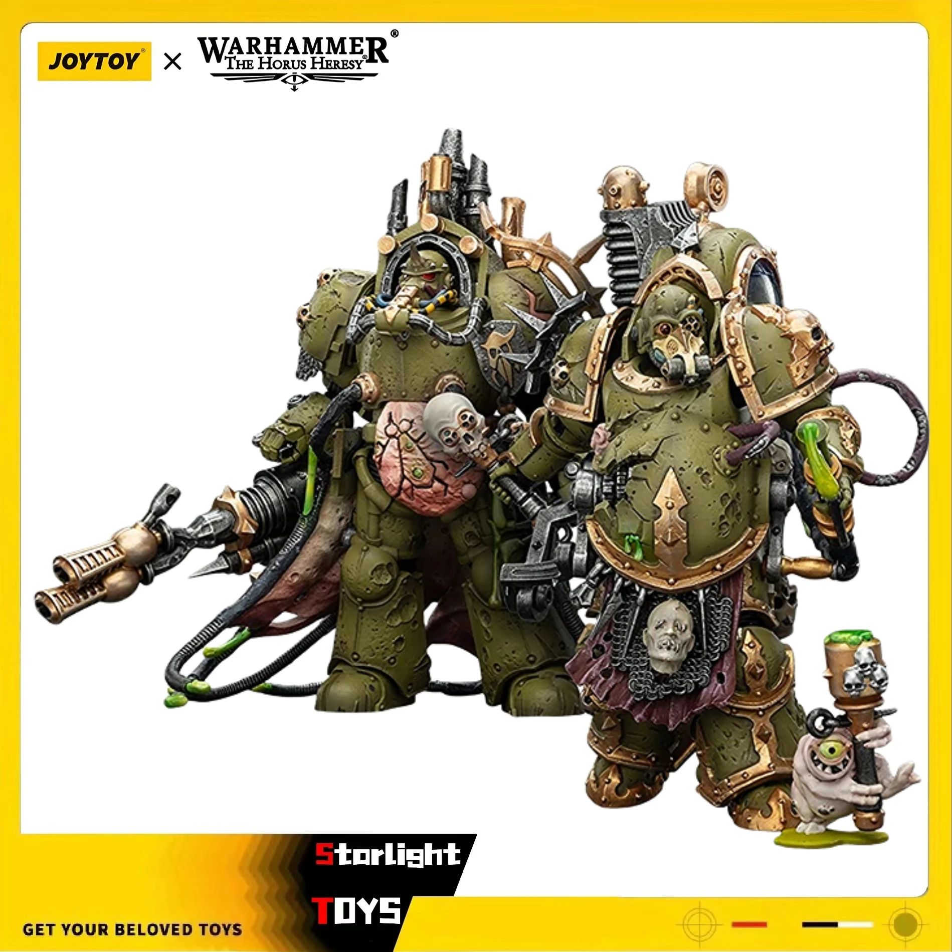 

【Pre-sale】JOYTOY Warhammer 40K Death Guard Lord of Virulence Foul Blightspawn 1/18 Action Figure Model Toy