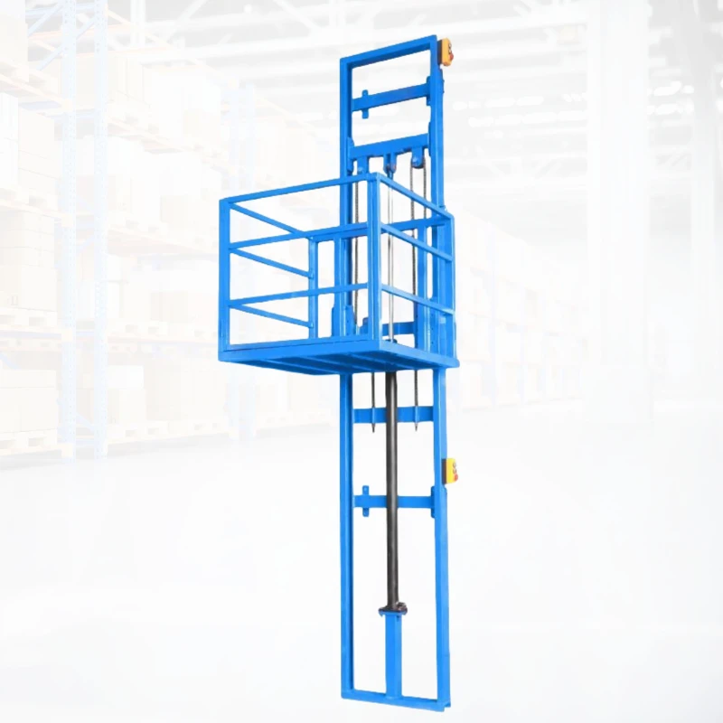 

Vertical hydraulic freight lift Freight lift Wall mounted sandwich freight lift