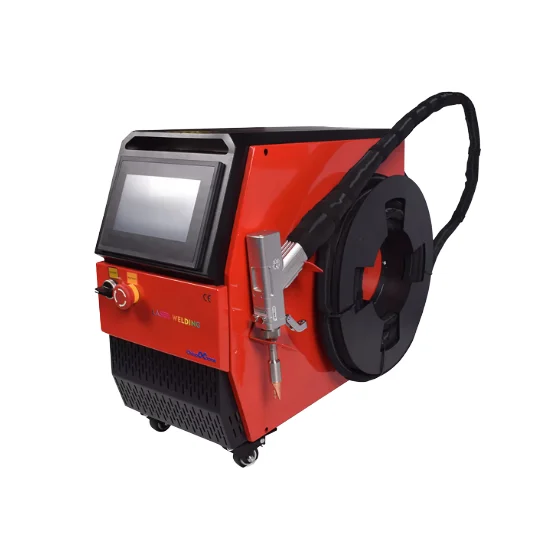 Portable 750W 1500W Air Cooled Hand Held Fiber Laser Welding Machine 3 in 1 with GW Laser Source