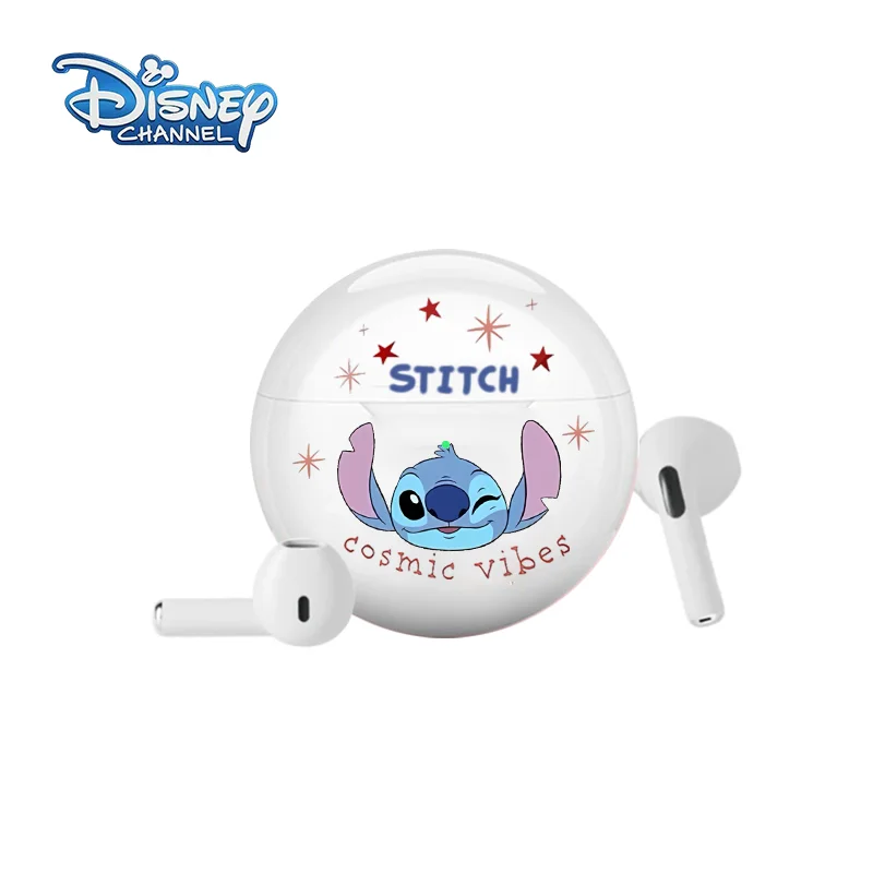 New Disney Stitch Angel High Fidelity Surround Stereo Earphones, Wireless Bluetooth Earphones, Intelligent Touch Earphones