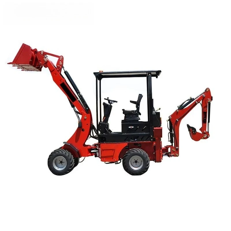 

Депозитная цена CE EPA Двигатель CAT Экскаватор-погрузчик Новый тип Mini 4x4 Колесный