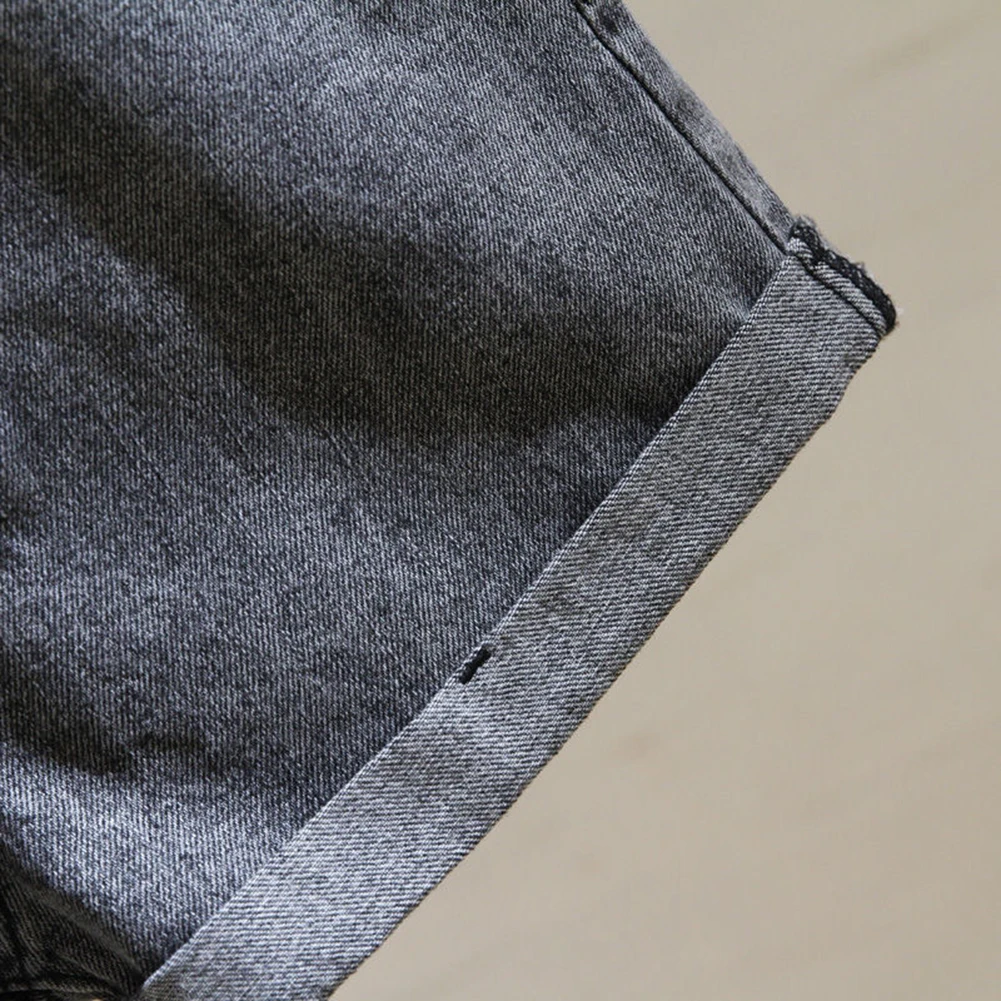 

Повседневные женские брюки-шорты А-силуэта с высокой талией, черные, из полиэстера, стандартной длины