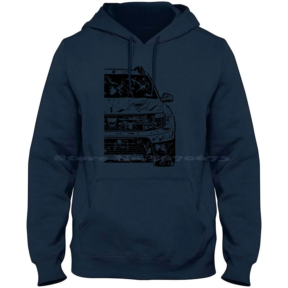 Duster Ols 100% Cotton Hoodie Gloomy Dark Enthusiast Dacia Duster Enthusiast Dacia Duster Lover Dacia Duster Tuning Dacia