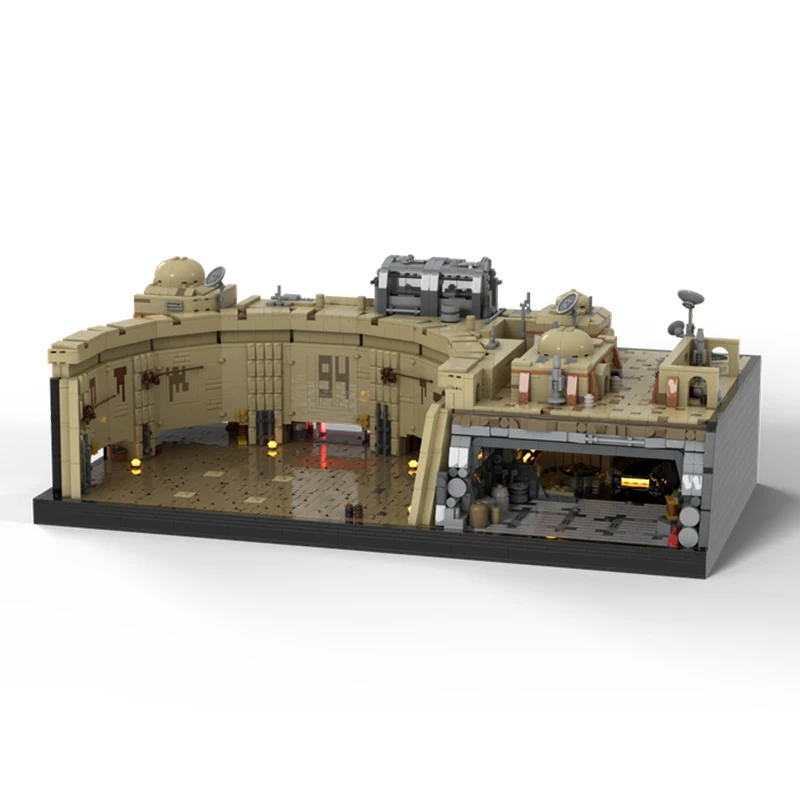 

6649pcs Star Batter MOC Docking Bay 94 Mos Eisley MIDI Scale Modular Building Blocks DIY Educational kids Birthday Toys Gift
