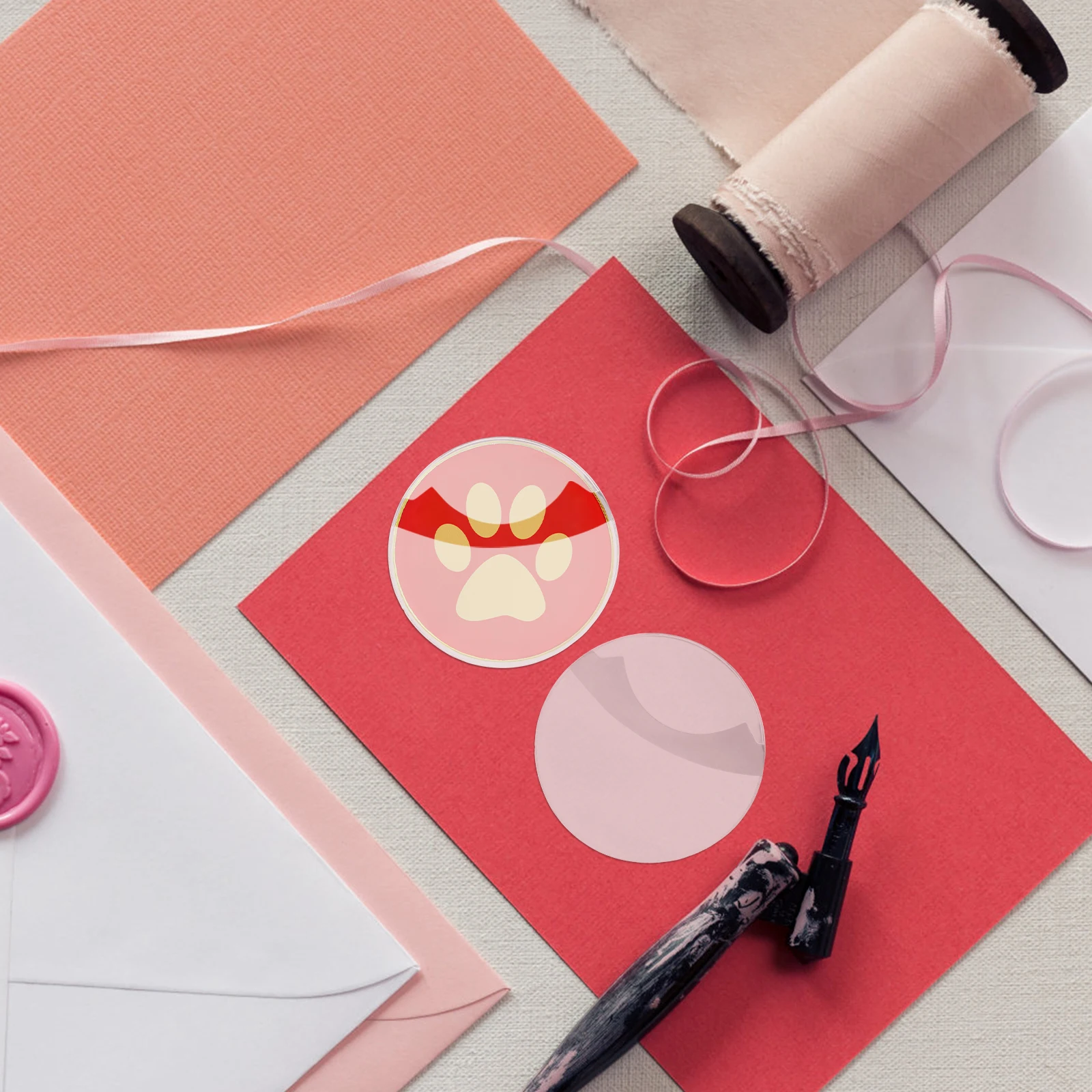 10 قطعة غطاء شارة من البلاستيك الصلب متين على شكل دائري شارة أغطية حماية شفافة عرض كم متعدد الاستخدام